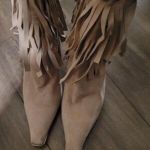 fringe boots